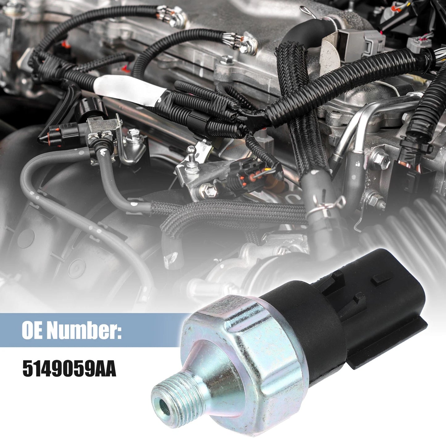 Fuel Rail Pressure Sensor for Chrysler, Dodge, Jeep, Ram