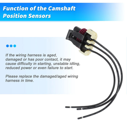 Camshaft Position Sensor Connector Pigtail Wiring Harness for Chevrolet