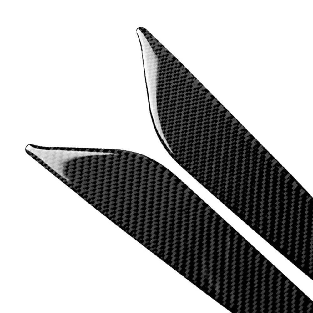 2 x Carbon Fiber Gear Shift Side Panel Covers for Audi A4 (2017-2020)