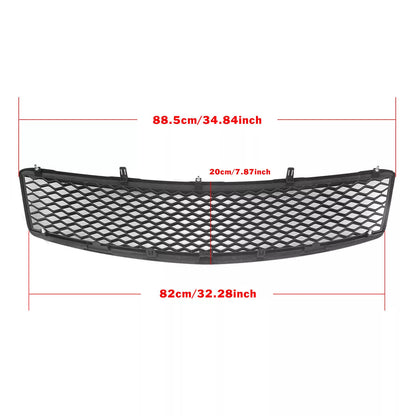 Front Grill Grille Mesh for Infiniti G35 G37 (2007-2009) Gloss Black