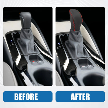 Faux Leather Gear Shifting Knob Cover for Nissan Rogue (2014-2016)