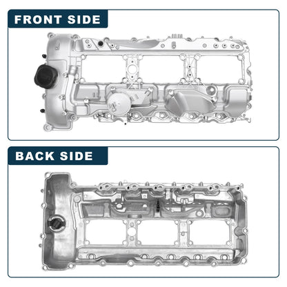 Engine Valve Cover with Gasket for BMW 135is (2013) - Silver Tone