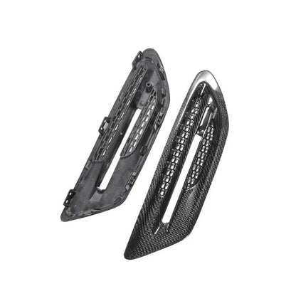 100% DRY Carbon Fiber Side Fender Grille Vent Parts For BMW M5 F10 2011-2016