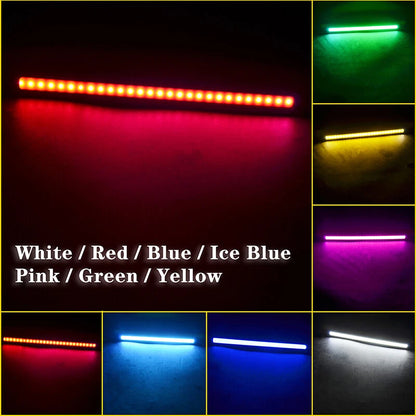 12V LED Strip DRL Daytime Running Lights for Car - Red ( Specified)