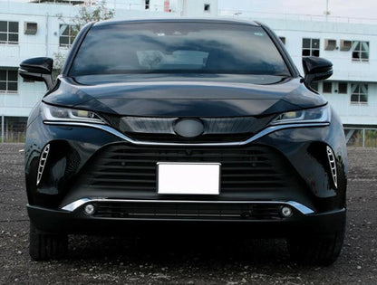 Chrome Front Grille Side Air Vent Cover Trim for Toyota Harrier Venza (2020-2024)