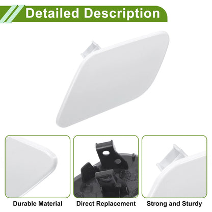 Left Washer Nozzle Cover Cap for Porsche Cayenne White