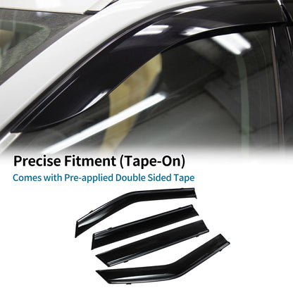 Window Deflectors for Chevrolet Blazer Side Window Visors Black (2019-2024)