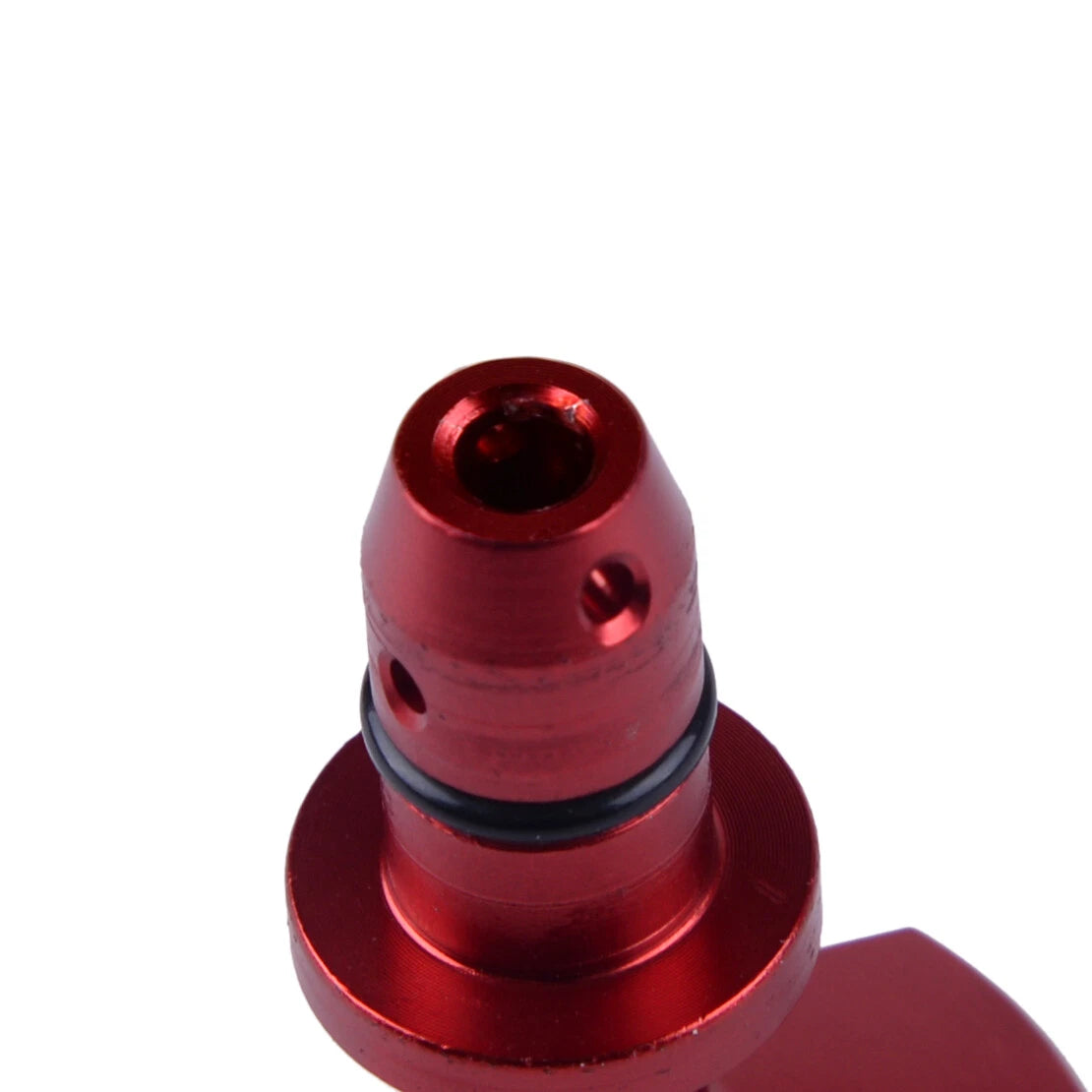 Red/Black Billet Oil Dipstick Handle for Ford Mustang GT V8 (1999-2011)