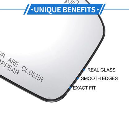Heated Right Passenger Side Mirror Glass for Ford Fusion (2006-2010)