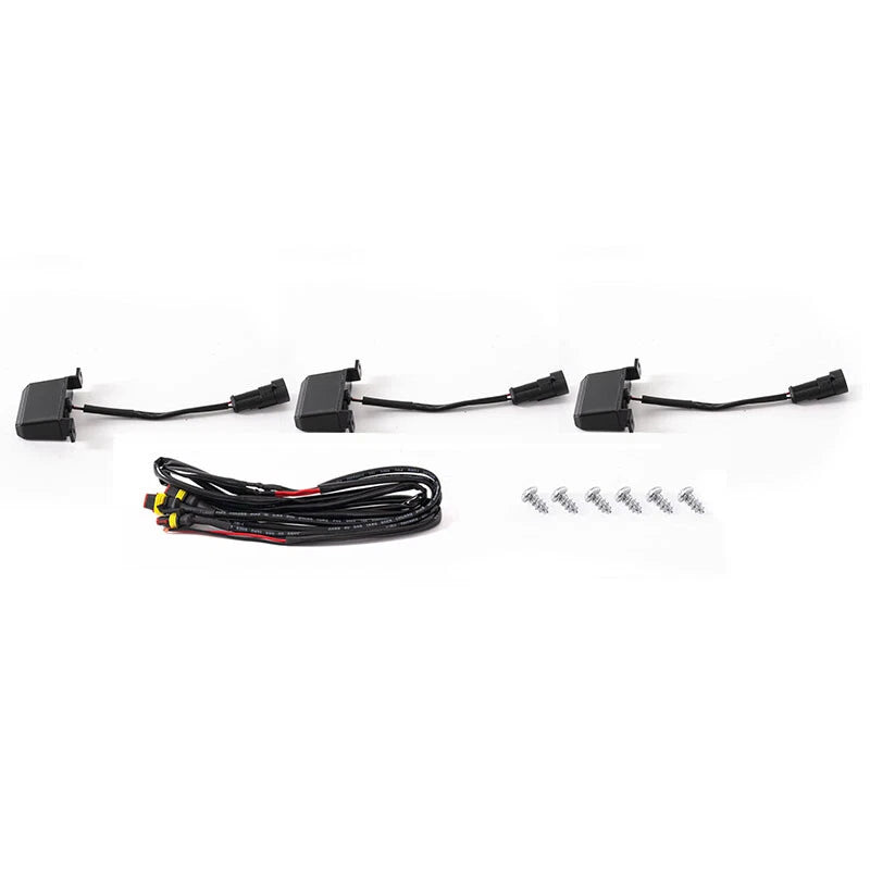 PRO LED Front Grille Lights Kit for 2022-2023 Toyota Tundra - Smoked Lens 3 x