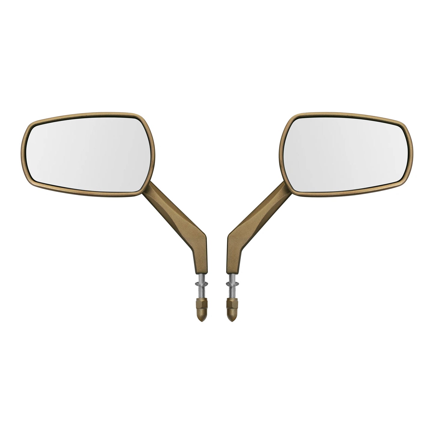 Gold Rear-View Mirrors for Harley Touring Electra Road King Glide (1982-2024)
