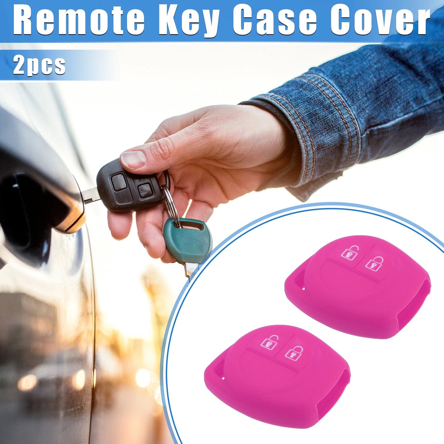 Car Remote Key Fob Case Protectors for Suzuki 2 Button