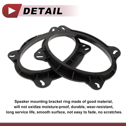 Speaker Spacer Ring Adaptor for Toyota Tundra 2007-2021 6"x9" 2 x Pcs