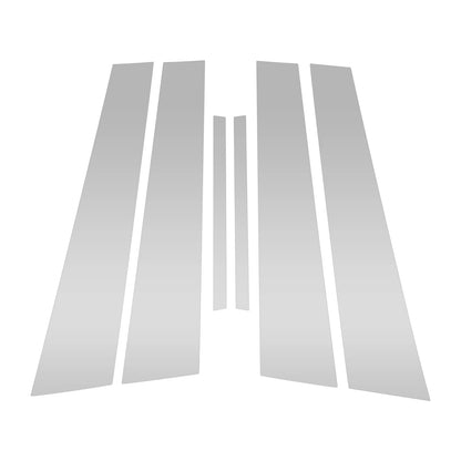 6 x Pillar Window Trim for Dodge Charger (2011-2021) Silver Tone