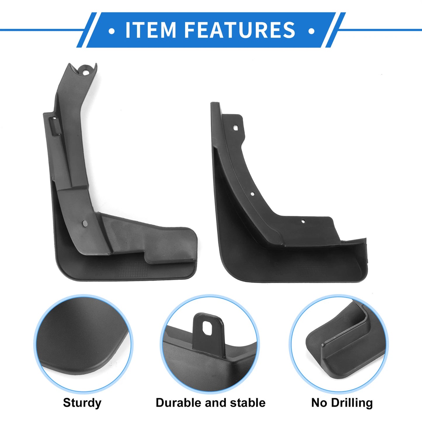 Mud Flap Splash Guards for Peugeot 508 (2019-2021)