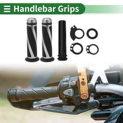 7/8" 22mm Hand Grips Cover Kit Handlebar Cover for Motorcycle