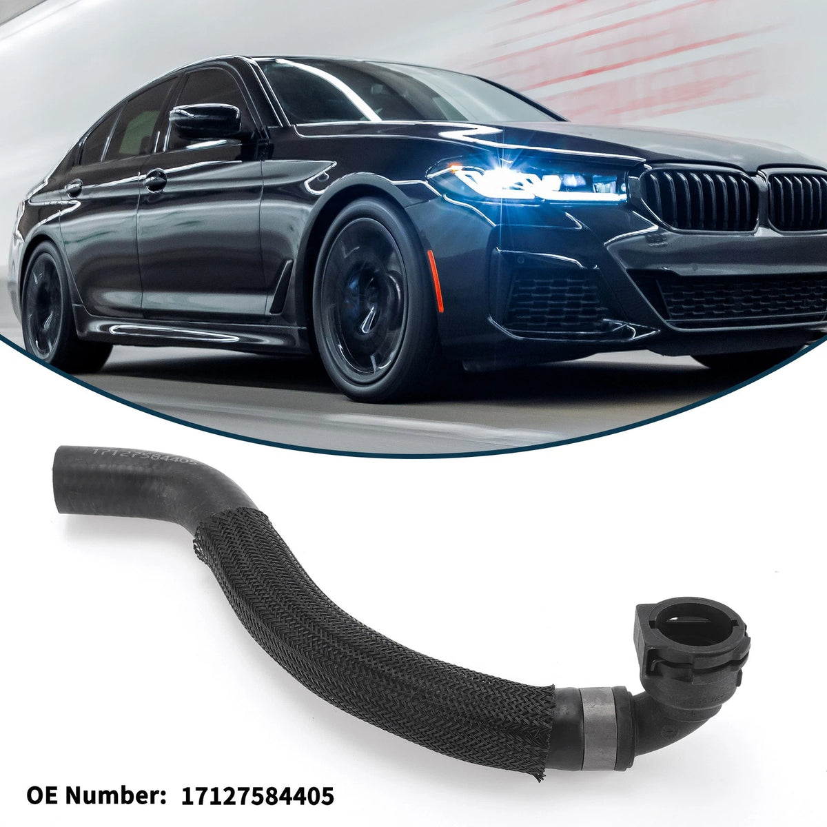 Radiator Hose for BMW 550i 2010-2012 Cooling Liquid Tube (2010-2012)