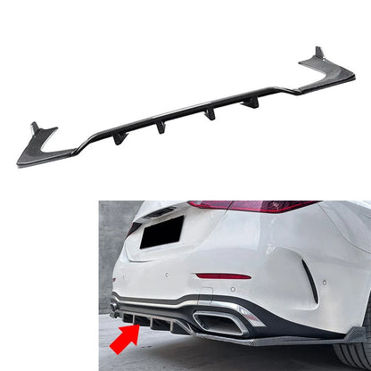 Rear Bumper Spoiler Splitter Lip for Mercedes Benz C Class 2022-2024 (3 Pcs)