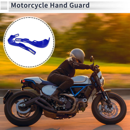 Universal Hand Guard / 1 Set / Knuckle Protector Blue for Motorcycles