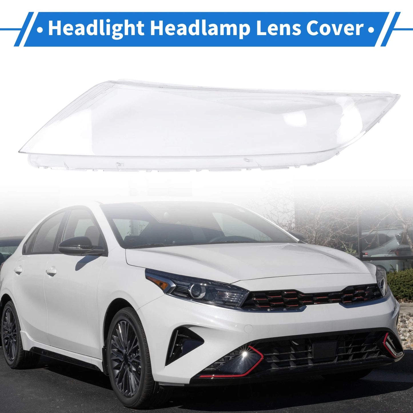 1 x Front Left Headlight Lens Cover for Kia Optima (2011-2013)