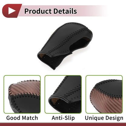 Gear Shift Knob Cover Brown Carbon Fiber for Chevrolet Cruze (2008-2019)