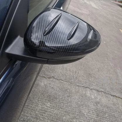 Carbon Fiber Side Rearview Mirror Cover Cap Trim for Ford Escape (2020-2024)