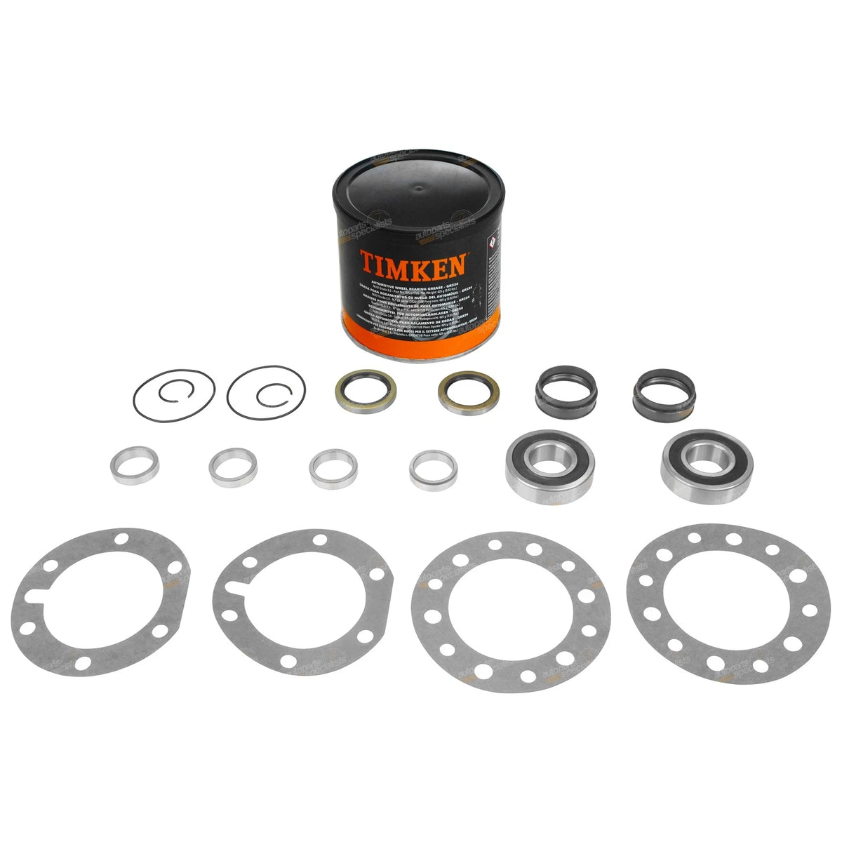 Rear Wheel Bearing Kits + Grease for Hilux LN167 LN172 (1998–2005)