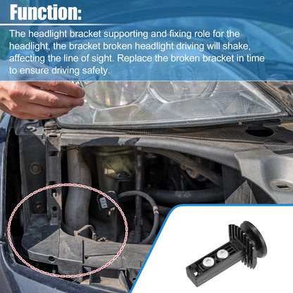 Left or Right Side Headlight Support Mount Bracket for Mercedes Benz W204 (2007-2014)