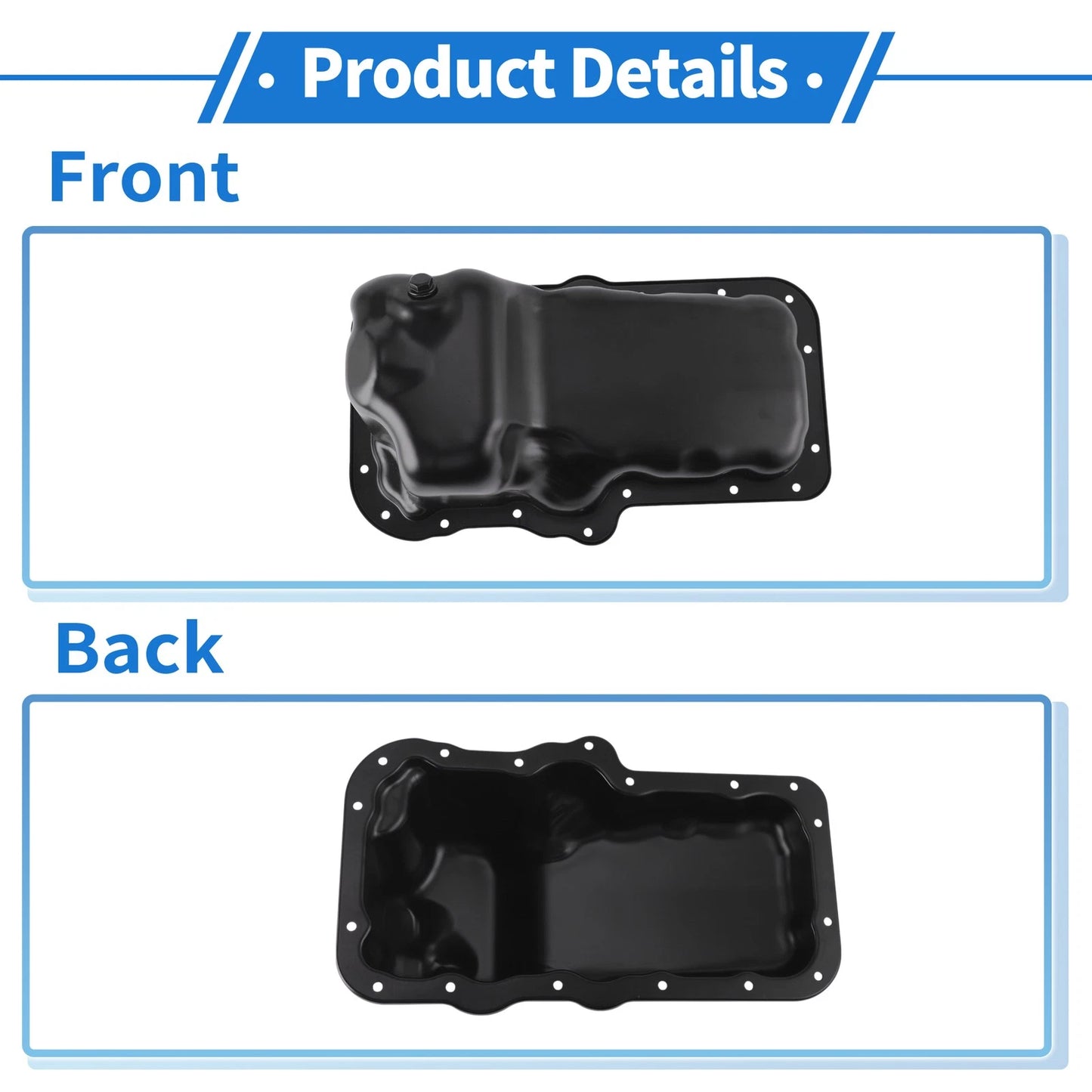 Iron Engine Oil Pan for Dodge Dakota (2006-2010)