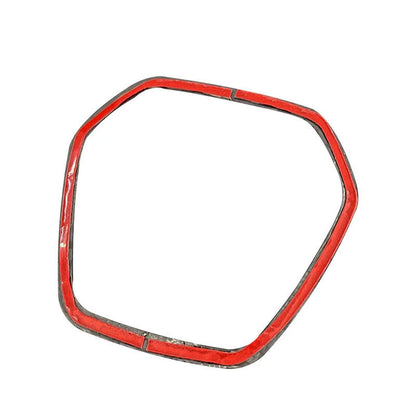 Dry Carbon Fiber Steering Wheel Center Cover Sticker for  Corvette  C8 20-24
