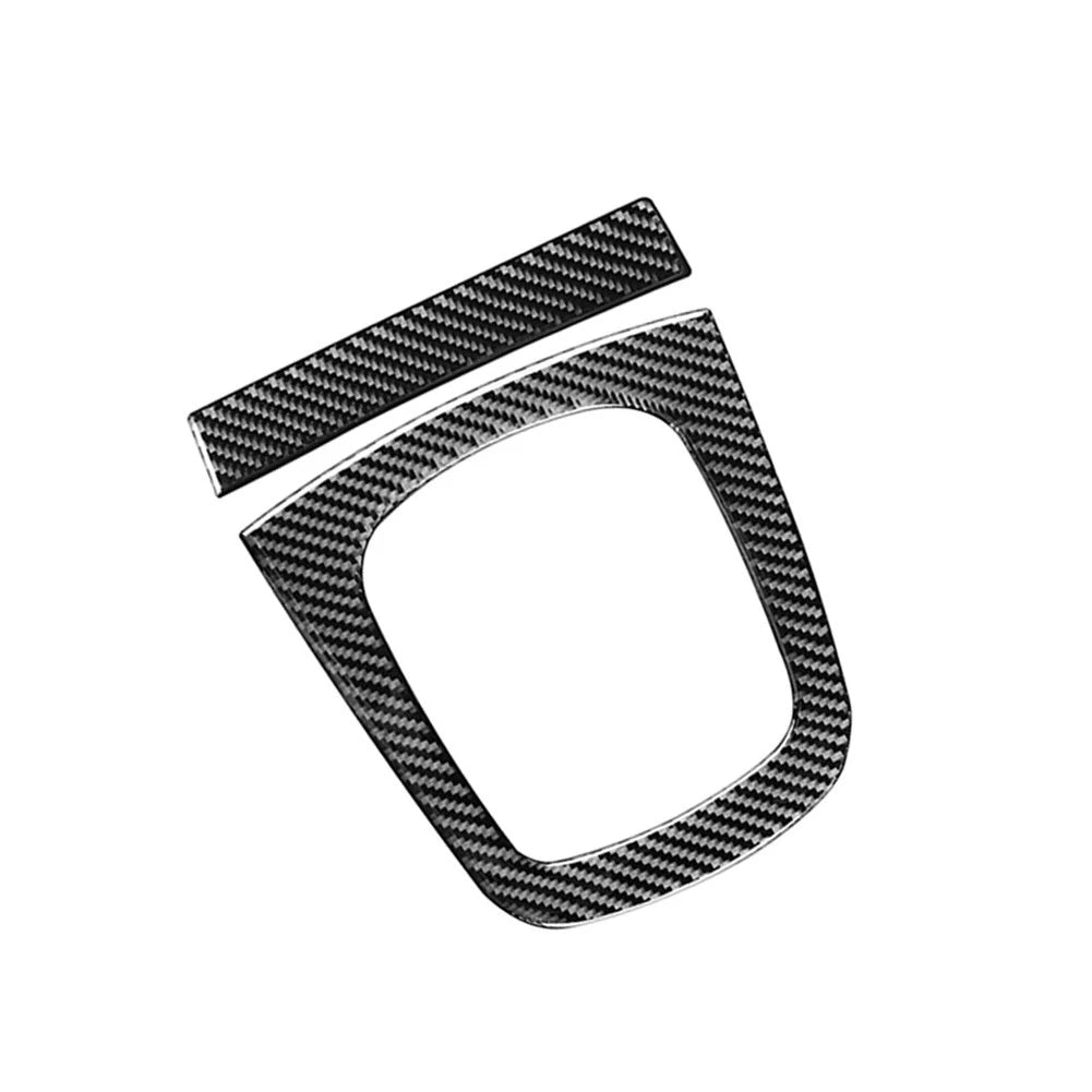 Carbon Fiber Black Gear Shift Panel Cover Trim for Audi Q3 (2013-2018)