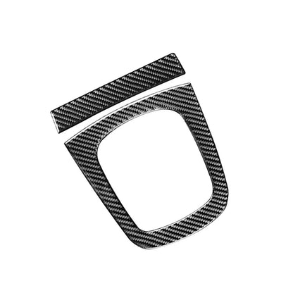 Carbon Fiber Black Gear Shift Panel Cover Trim for Audi Q3 (2013-2018)