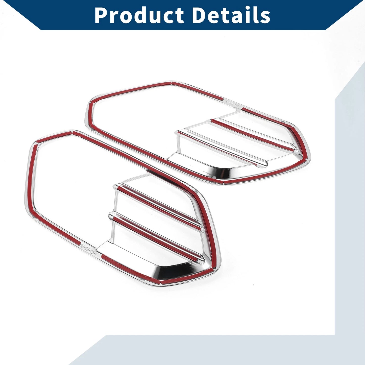 Front Left & Right Covers for Ford Escape (2017-2019) - ABS Silver Tone