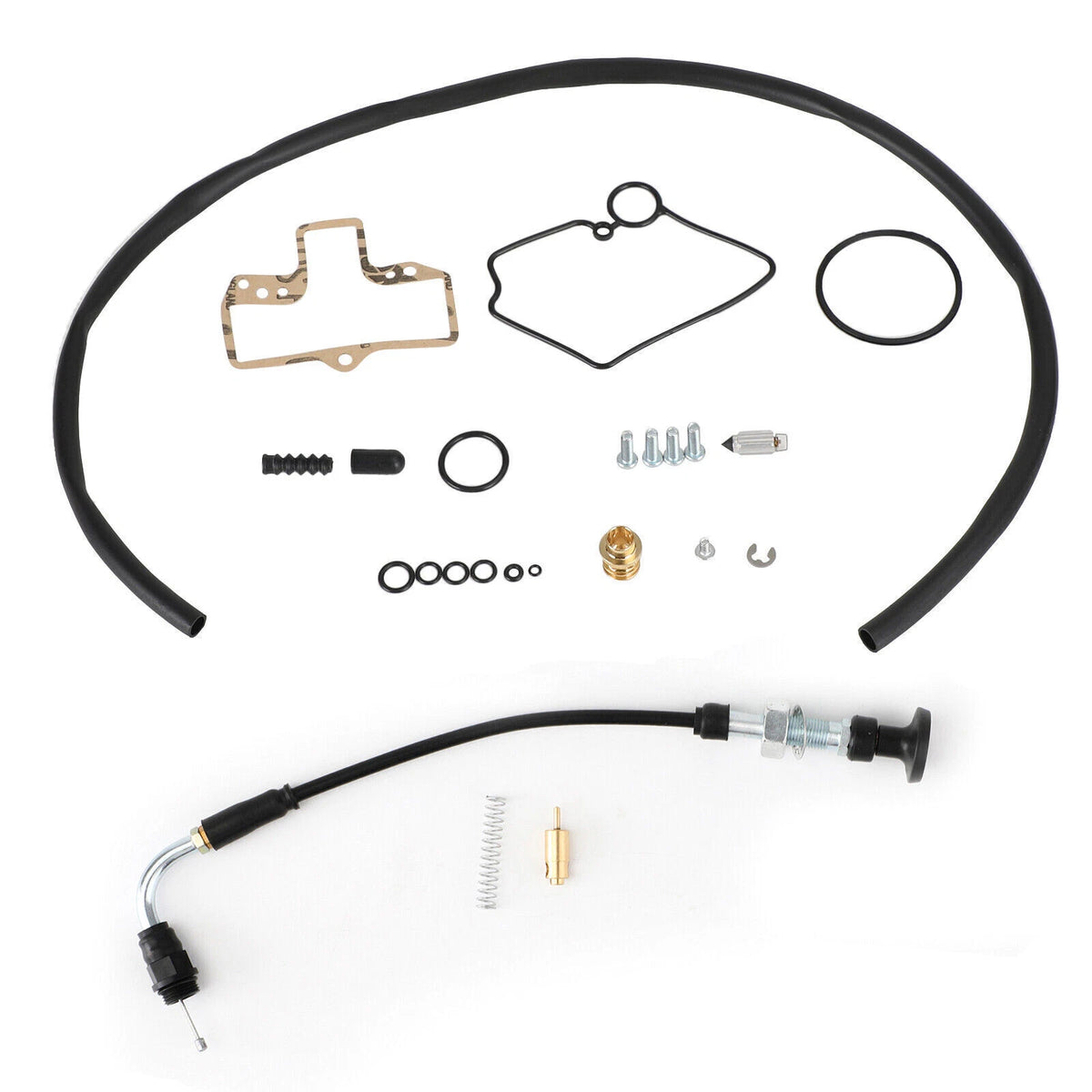 Carburetor Choke Cable + Repair Kit for Mikuni HSR42/HSR45/HSR48 (2000-2023)