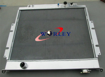 3 Core Aluminum Radiator for Ford F250 F350 V8 Diesel 1983-1994