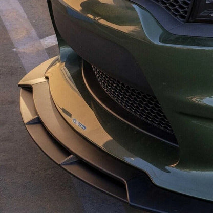 Gloss Black Front Bumper Lip Splitter Spoiler Kit for 2015-2022 Dodge Charger