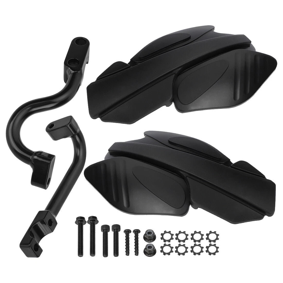 Pair Wind Guards & Bracket Mount for Polaris Sportsman 570 800 850 XP 1000