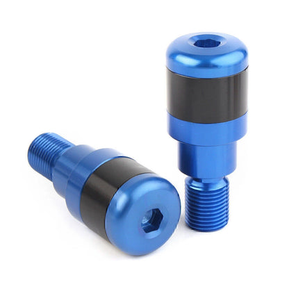 Blue Handle Bar End 7/8" Handgrip Plugs for Yamaha MT-07 MT-09 MT-10 (2014-2023)
