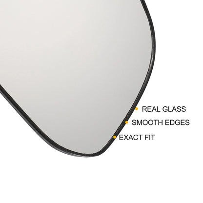 Right Side White Mirror Glass for Hyundai I10 (2013-2019)