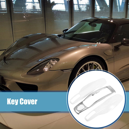 1 Set Remote Key Cover Key Shell Case for Porsche Macan White