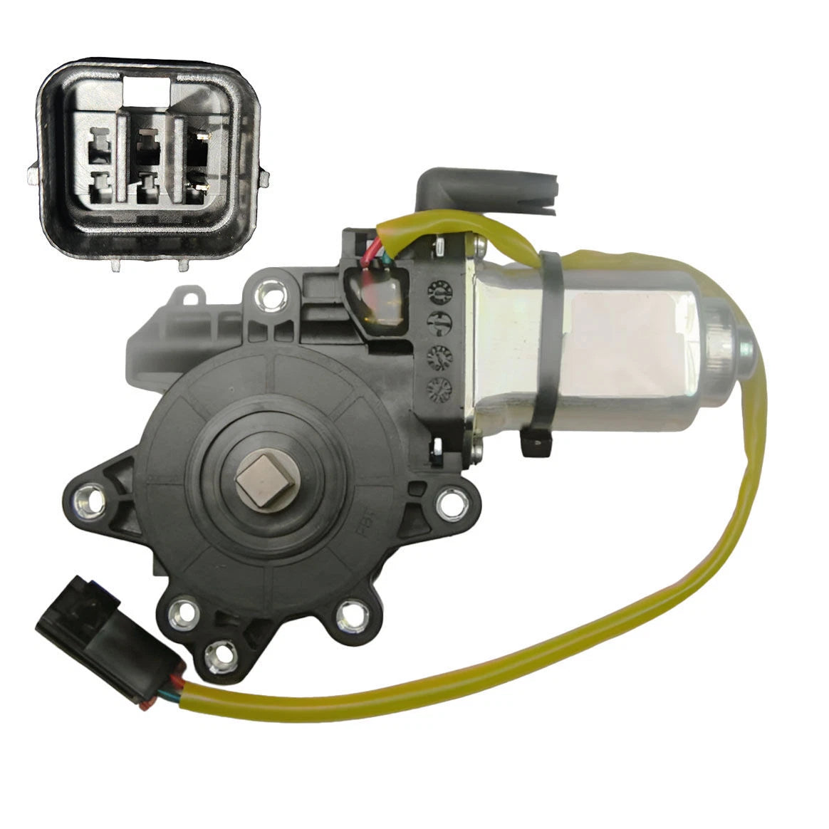 Front / Rear Left Window Lift Motor Square for Mitsubishi Lancer (2007–2017)