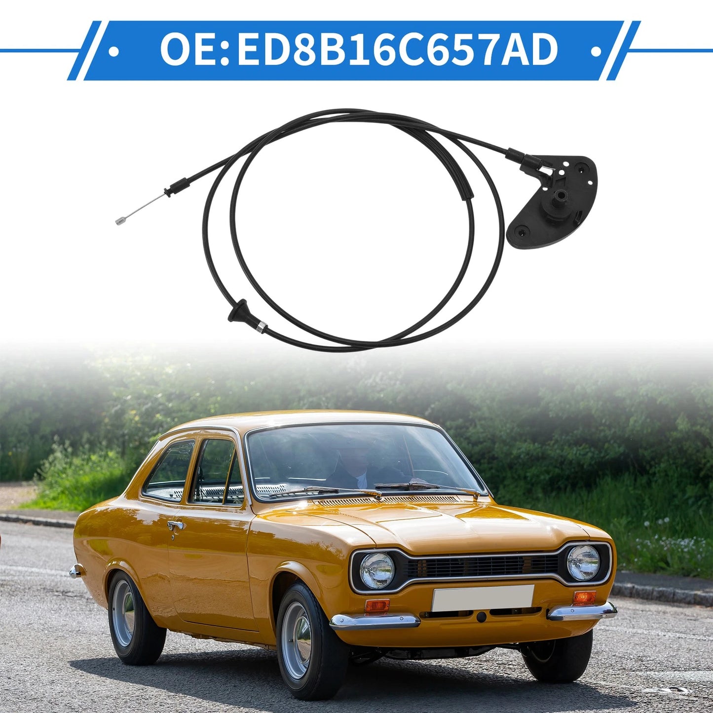 Hood Release Cable for Ford Escort (2015-2018)