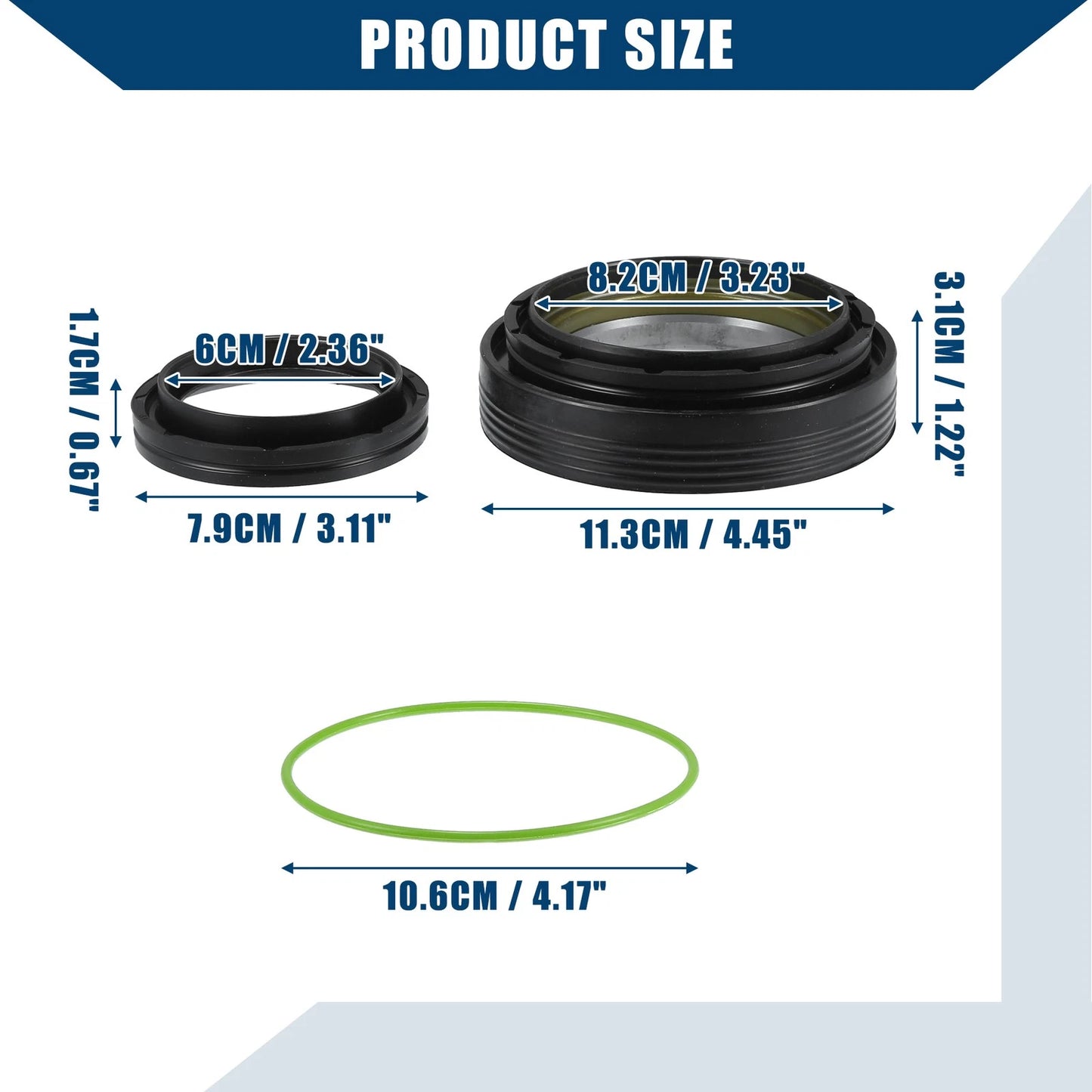 Front Axle Vacuum Tube Seal for Ford Super Duty F250 F350 F450 (1998-2004)