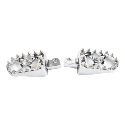 Wide Fat Foot Pegs MX Style for Harley Dyna Sportster Fatboy