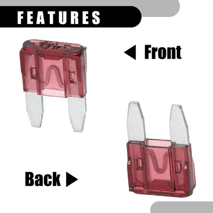 50 Pcs Mini 40AMP APM/ATM Blade Fuses for Car