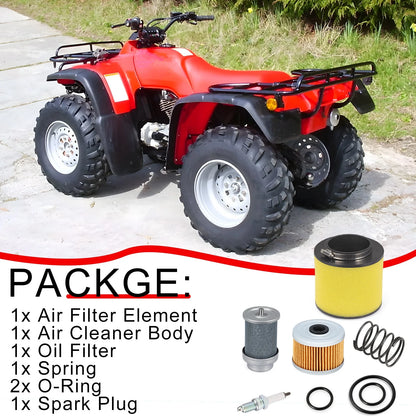 Oil Air Filter & Cleaner Body for Honda Foreman 400/450 TRX400/TRX450