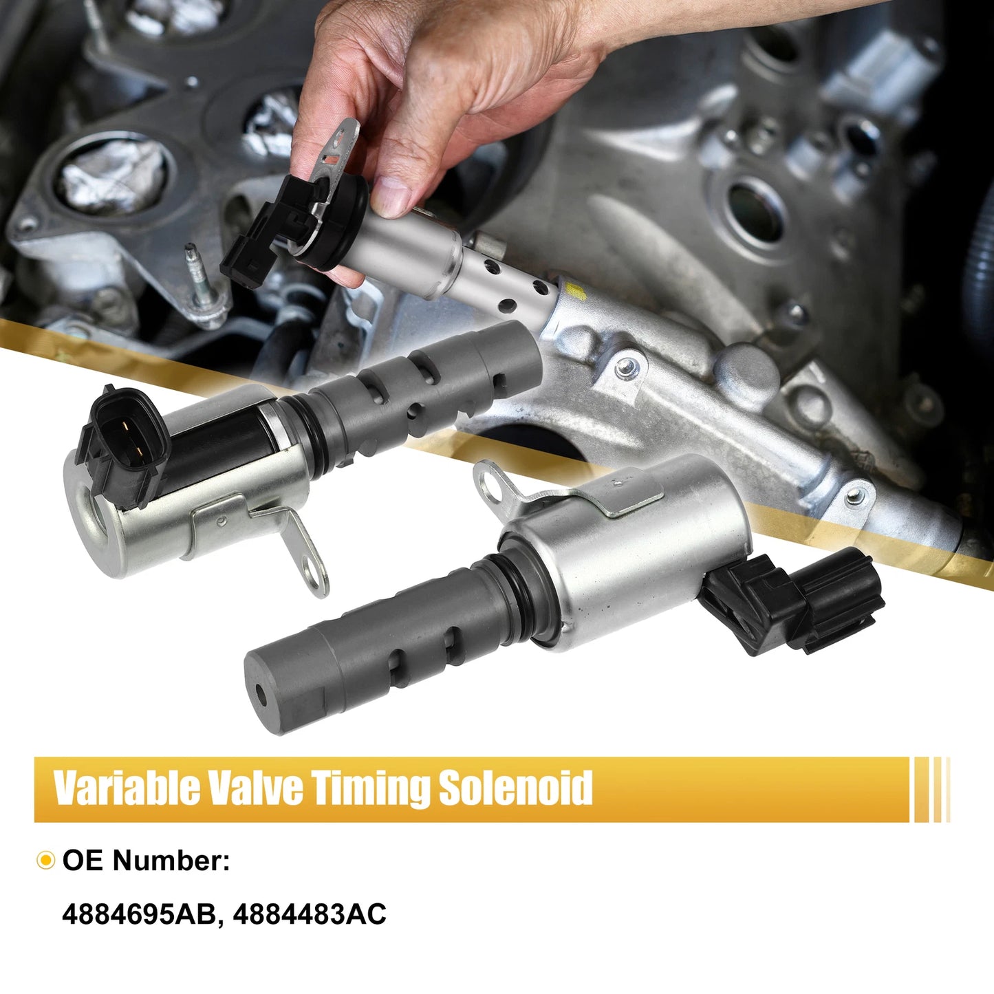 1 Pair Variable Timing Oil Solenoid for Dodge Caliber (2007-2011)
