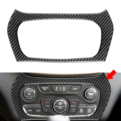 Air Conditioning Panel Cover Trim for Jeep Cherokee (2014-2023) Black