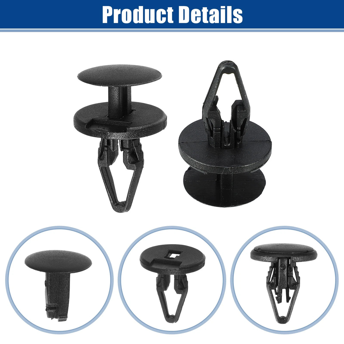 30 x Car Bumper Cover Push Type Retainer Clips for Buick Enclave (2008-2017)