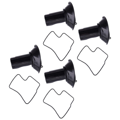 4 x Carburetor Piston Diaphragm Gaskets for Honda Shadow VT1100 C C2 (1998-2005)